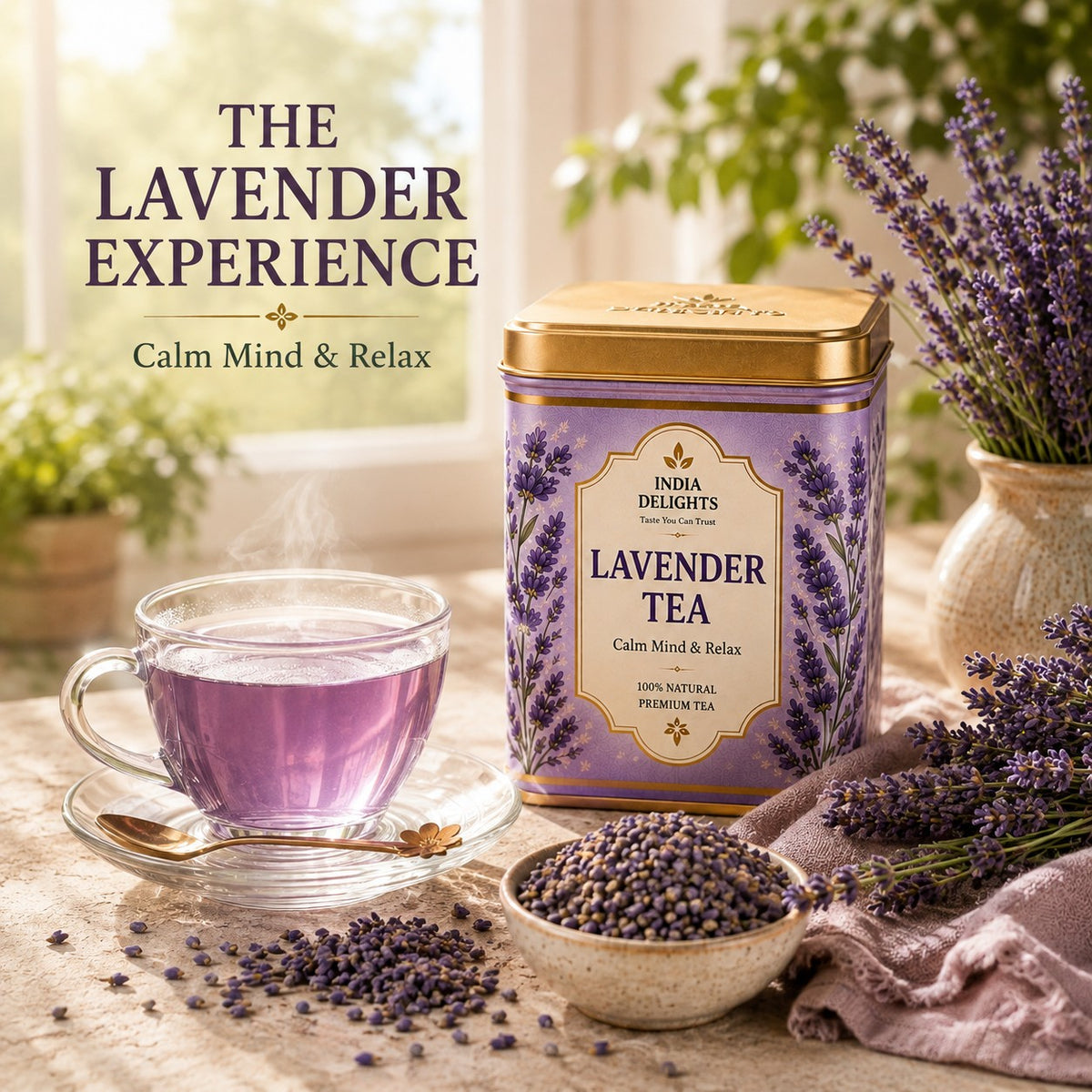 India Delights Lavender Tea