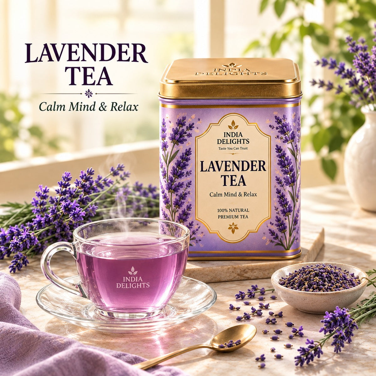 India Delights Lavender Tea