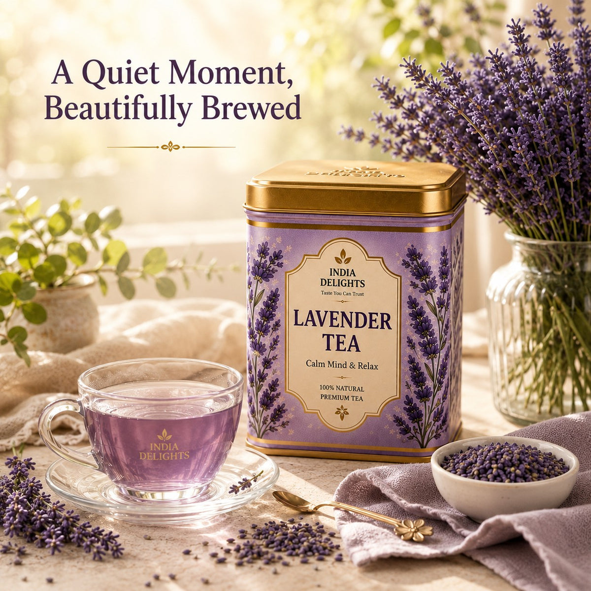 India Delights Lavender Tea