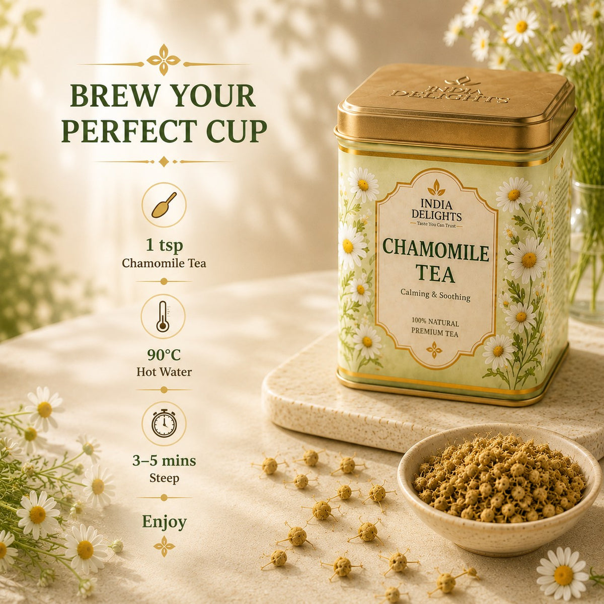 India Delights Chamomile Tea